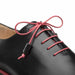 Mens Exotic Sneakers - Alligator Sneakers By Brand in Color Black/Red