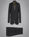 Renoir Clothing - Renoir Suit - Renoir Fashion - Super 140s Wool 2-Button Classic Fit Black Renoir Suit