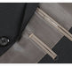 Renoir Clothing - Renoir Suit - Renoir Fashion - Super 140s Wool 2-Button Classic Fit Black Renoir Suit