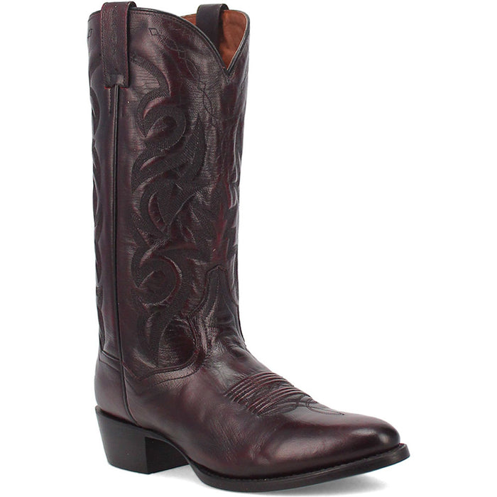 Dan Post Men’s Milwaukee 13 Round Toe Cherry Black Cowboy Boot - Image 2