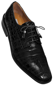 Men's Black Gator Exotic Ferrini Shoes