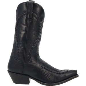 Laredo Laramie Black Genuine Leather Men's Western Boots