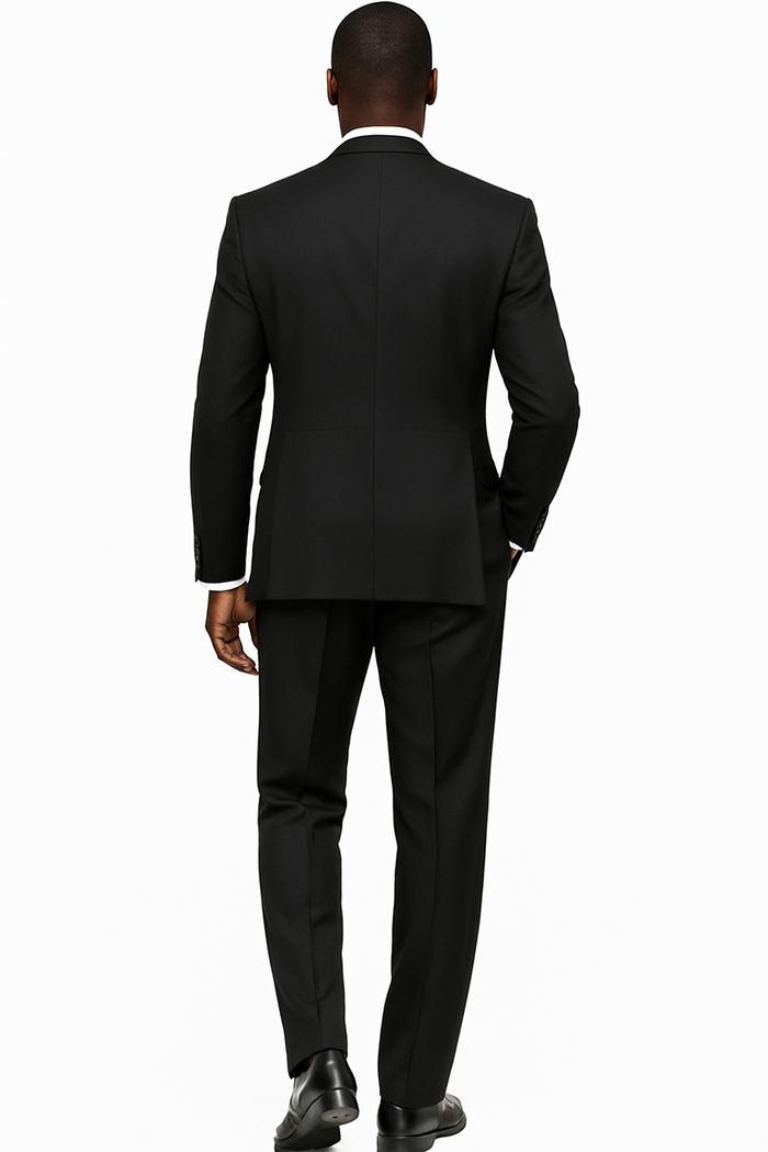 Black Modern Fit Suits