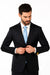 Black Modern Fit Suits Super 150'S Suit - 100% Percent Wool Fabric Suit - Worsted Wool Business Suit