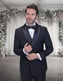 Statement Men's 2 Piece Modern Fit Tuxedo - Double Breasted