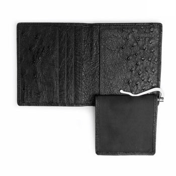 Men's Genuine Exotic Animal Skin Ferrini Hornback Crocodile Card Holder by Ferrini USA - Image 4