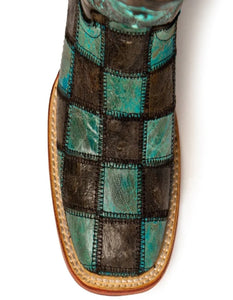 Men's Genuine Exotic Animal Skin Ferrini Hornback Crocodile Card Holder by Ferrini USA