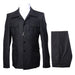 Rossi Man Casual Two Piece Black Color Suit
