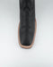Los Altos Men's Grisly Black Wide Square Toe Rubber Sole Boot