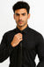 Fashion Cheap Priced Sale Black Shiny Silky Satin Men'S Dress Cheap Priced Shirt Online Sale