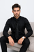 Fashion Cheap Priced Sale Black Shiny Silky Satin Men'S Dress Cheap Priced Shirt Online Sale