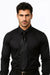 Fashion Cheap Priced Sale Black Shiny Silky Satin Men'S Dress Cheap Priced Shirt Online Sale