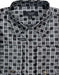 Mens Paisley Shirts - Club Fashion Dress Shirt Spread Collar in  Color Black Shirt