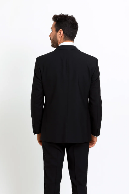 Black Single Button