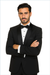 Black Single Button, Shawl Collar Tuxedo Jacket And Pants With Besom Pocket