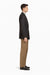 Black Six Button Double Breasted Suits Blazer Jacket Coat