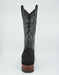 Los Altos Men's Nobuck Black Wide Square Toe Boot