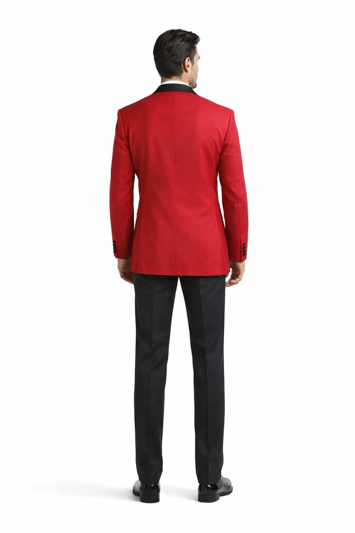 Black Suit With Red Jacket 