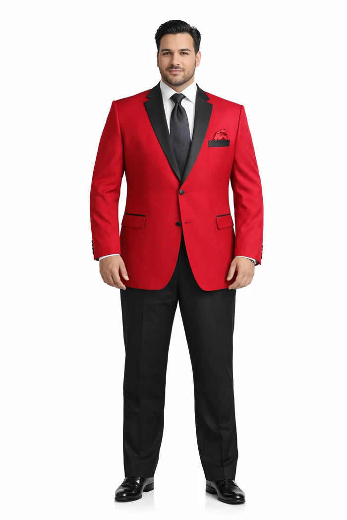 Black Suit With Red Jacket 