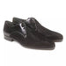 Mezlan Men Black Tuxedo loafer Center Gore Lace Slip On