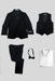 Hampton Stacy Adams Kids Five Piece Set Black Tuxedo