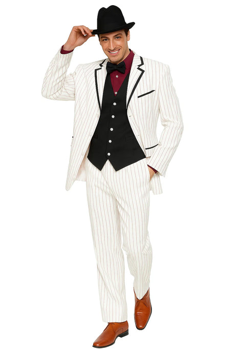 Black & White Trim Pimp Tuxedo 