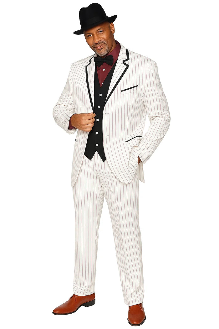 Black & White Trim Pimp Tuxedo 