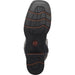 Laredo Isaac Black and Grey Leather Square Toe Shaft Boots for Men