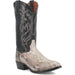 Dan Post Men’s Manning Black and Natural Python 13” Round Toe Leather Boot