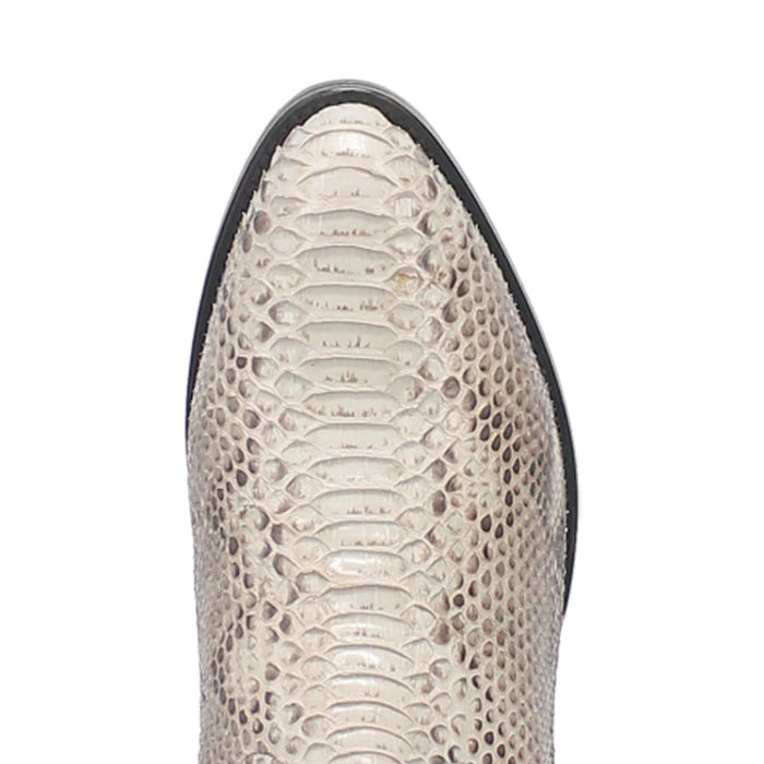 Dan Post Men’s Manning Black and Natural Python 13” Round Toe Leather Boot
