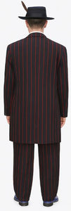 Black and Red Pinstripe Zoot Suit