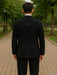 Black and White Prom Tuxedo - Perfect Wedding Suit Vested rhinestone sequin Lapelled