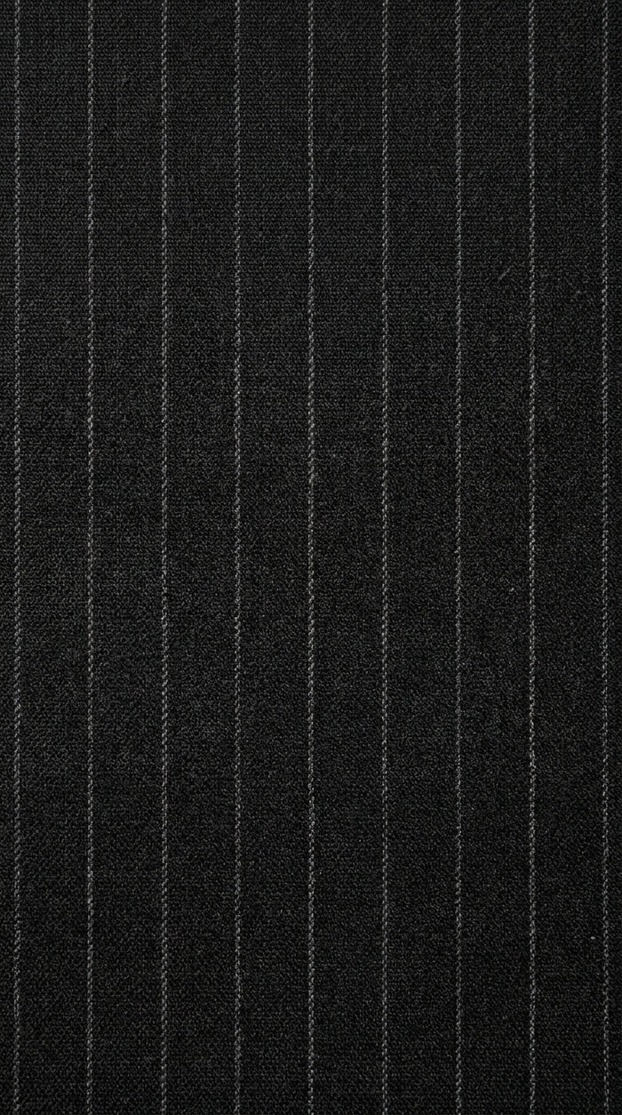 Men’s Black Shadow Stripe 3 Piece Suit, Tone on Tone Pinstripe Italian Design Formal Suit