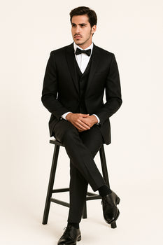 Black-4pc-prom-wedding-tux - Image 3