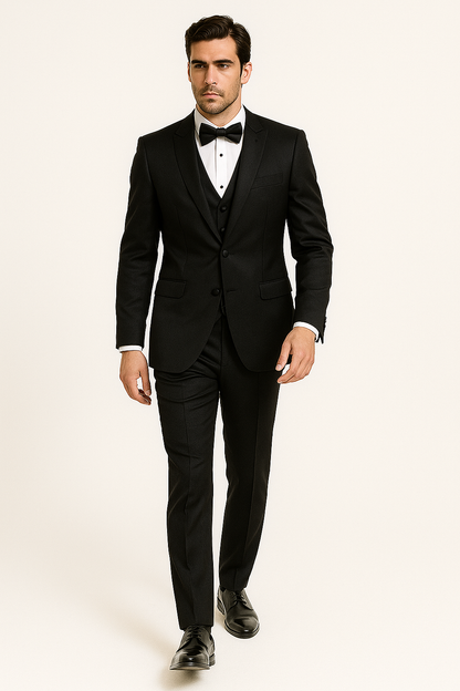 Black-4pc-prom-wedding-tux - Image 4