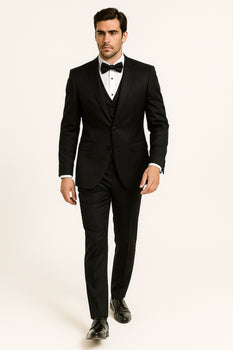 Black-4pc-prom-wedding-tux - Image 4