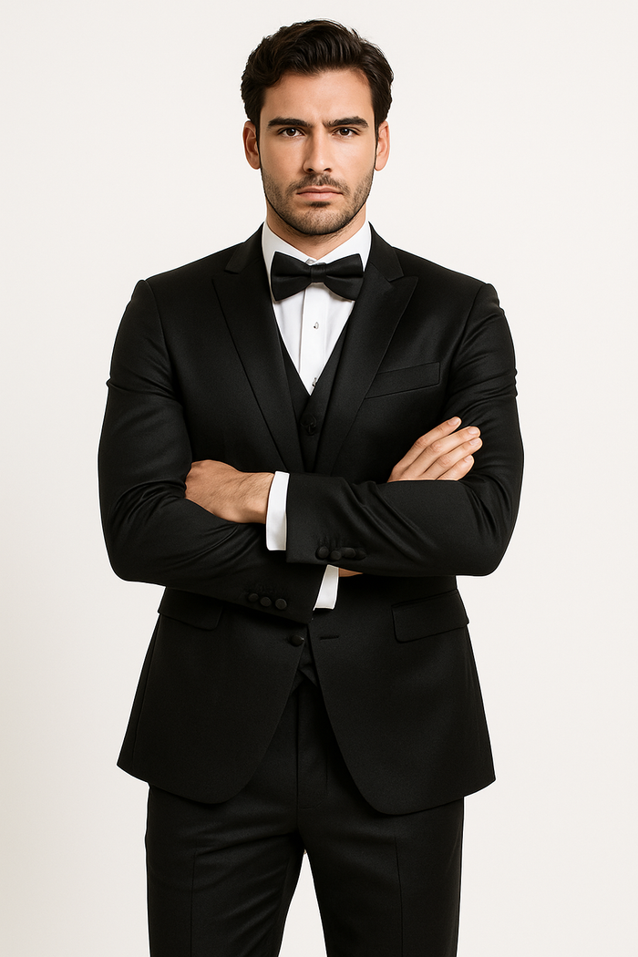 Black-4pc-prom-wedding-tux - Image 6