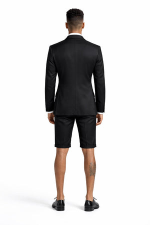 Black Tuxedo Jacket Plus Short