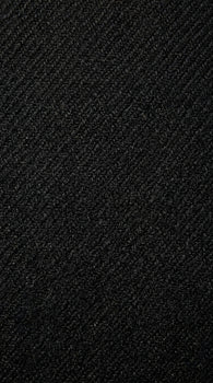 Men’s Black Diamond Solid Black Wool Double Breasted Gabardine Trench Coat