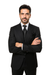 Suits With Baggy Pleated Pants - Wide Leg Pants 100% Wool - Classic Fit in Black Color by Rossiman