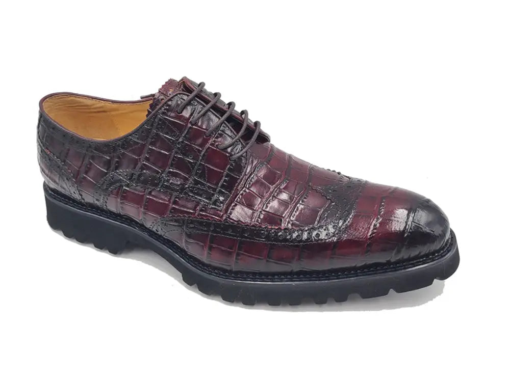 Blucher Style Alligator Embossed Oxford - Image 7