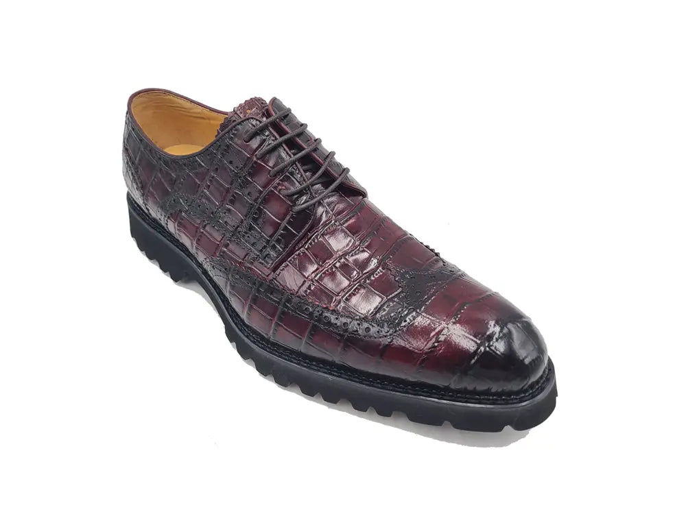 Blucher Style Alligator Embossed Oxford - Image 8