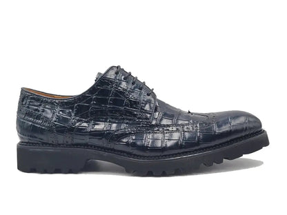 Blucher Style Alligator Embossed Oxford - Image 9