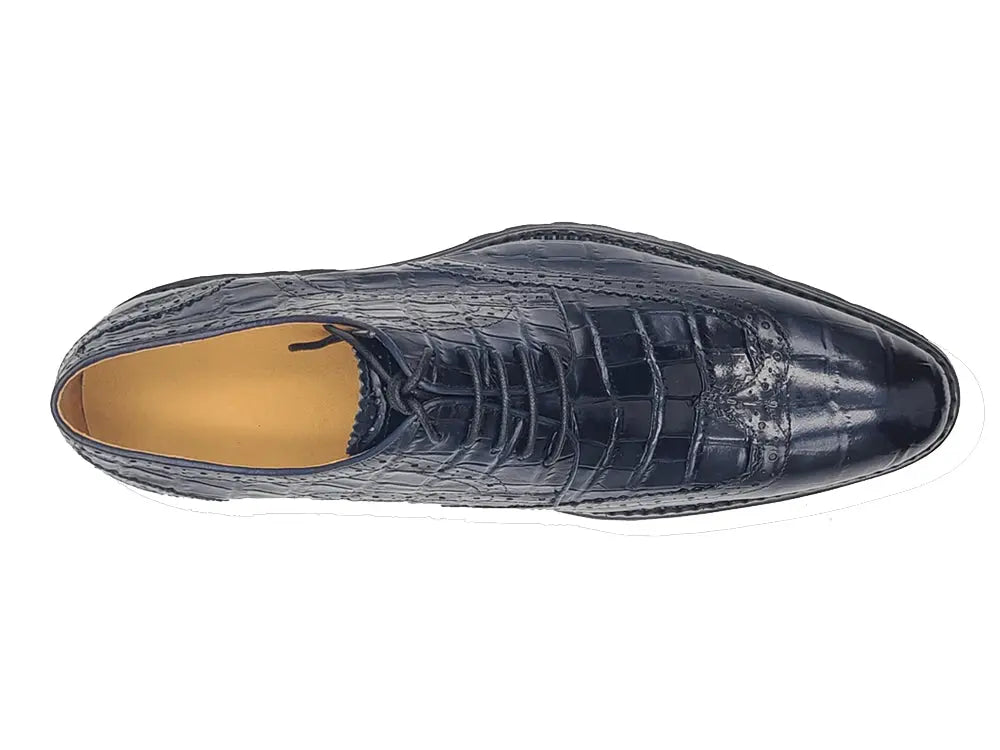 Blucher Style Alligator Embossed Oxford - Image 10