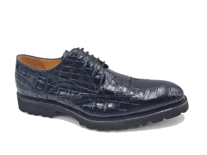 Blucher Style Alligator Embossed Oxford - Image 11