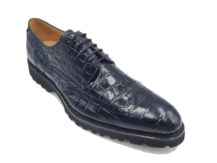 Blucher Style Alligator Embossed Oxford - Image 12