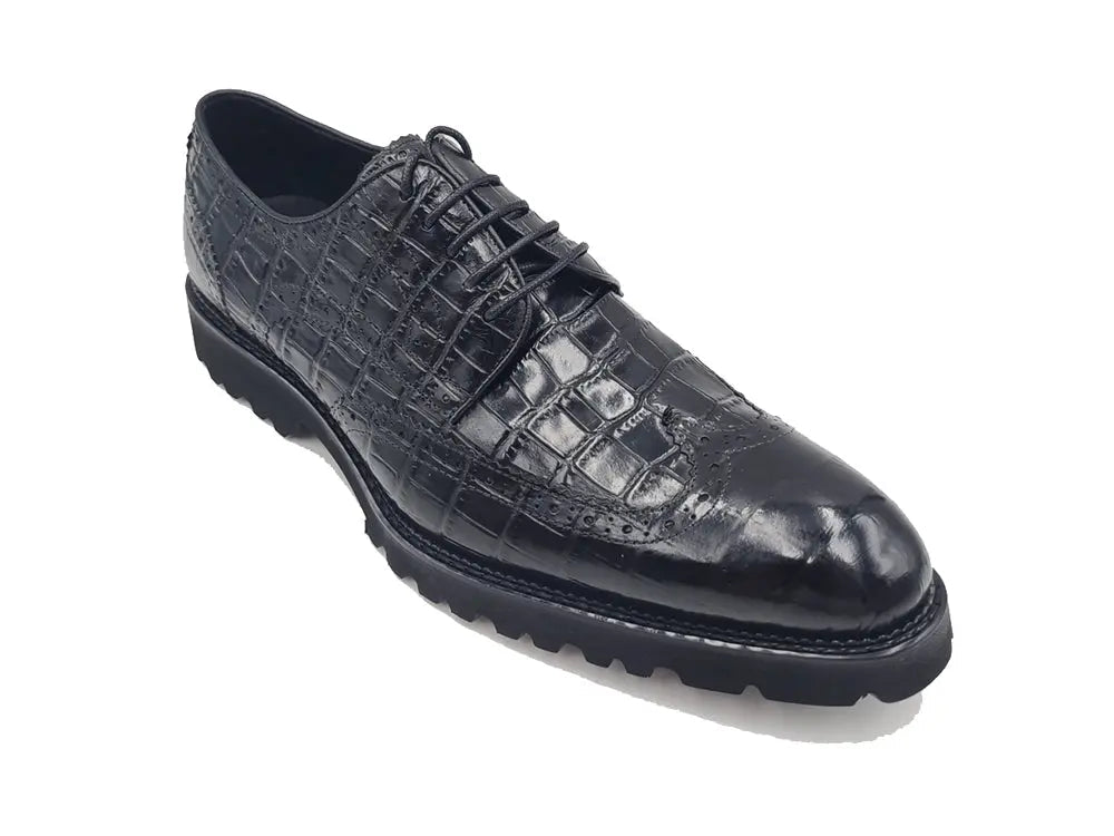 Blucher Style Alligator Embossed Oxford - Image 14