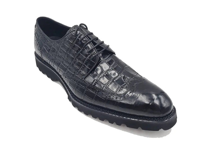 Blucher Style Alligator Embossed Oxford - Image 14