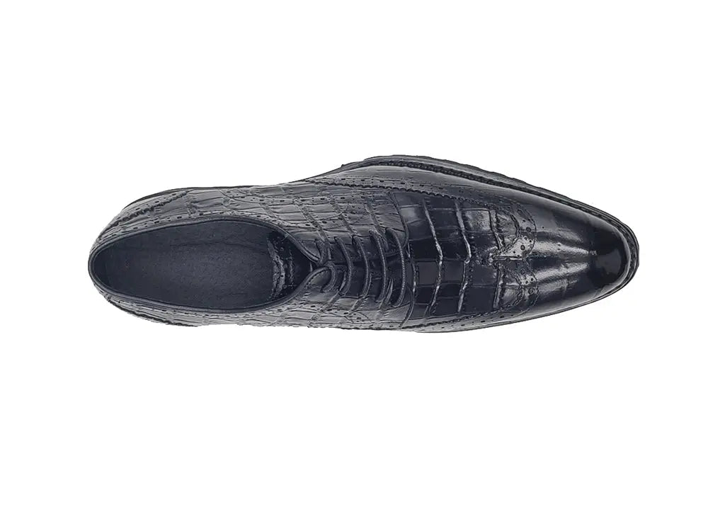 Blucher Style Alligator Embossed Oxford - Image 15