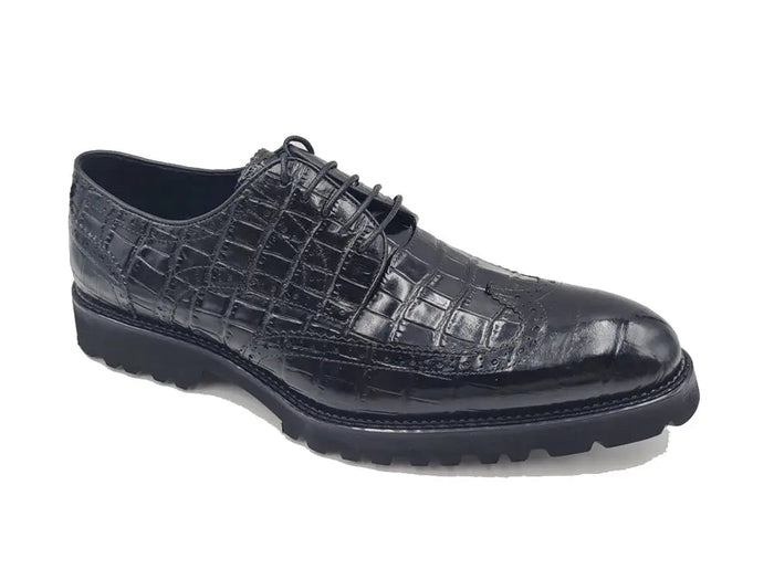 Blucher Style Alligator Embossed Oxford - Image 16